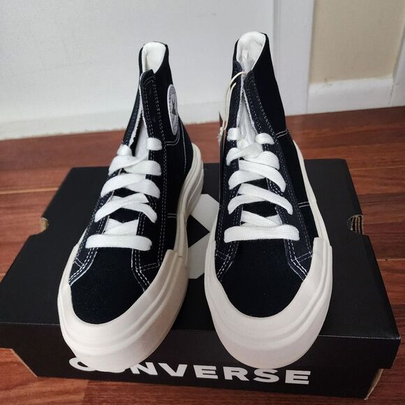 Converse Chuck Taylor Black Cruise Hightop Sneakers 7.5/6.5 - Picture 4 of 11